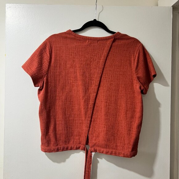 📌 Madewell Verse Tie-Back Top in Rosewood Pink 🌸 - Picture 4 of 10